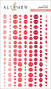Chinesecrafts Embellishments Red Sunset Enamel Dots
