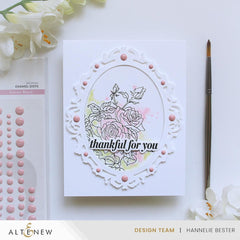 Sandy Blush Enamel Dots