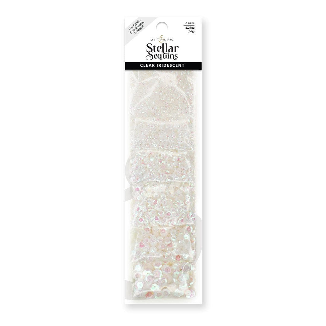 Stellar Sequins - Clear Iridescent
