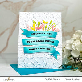 Part A-Glitz Art Craft Co.,LTD Embossing Folder A Banner Day 3D Embossing Folder
