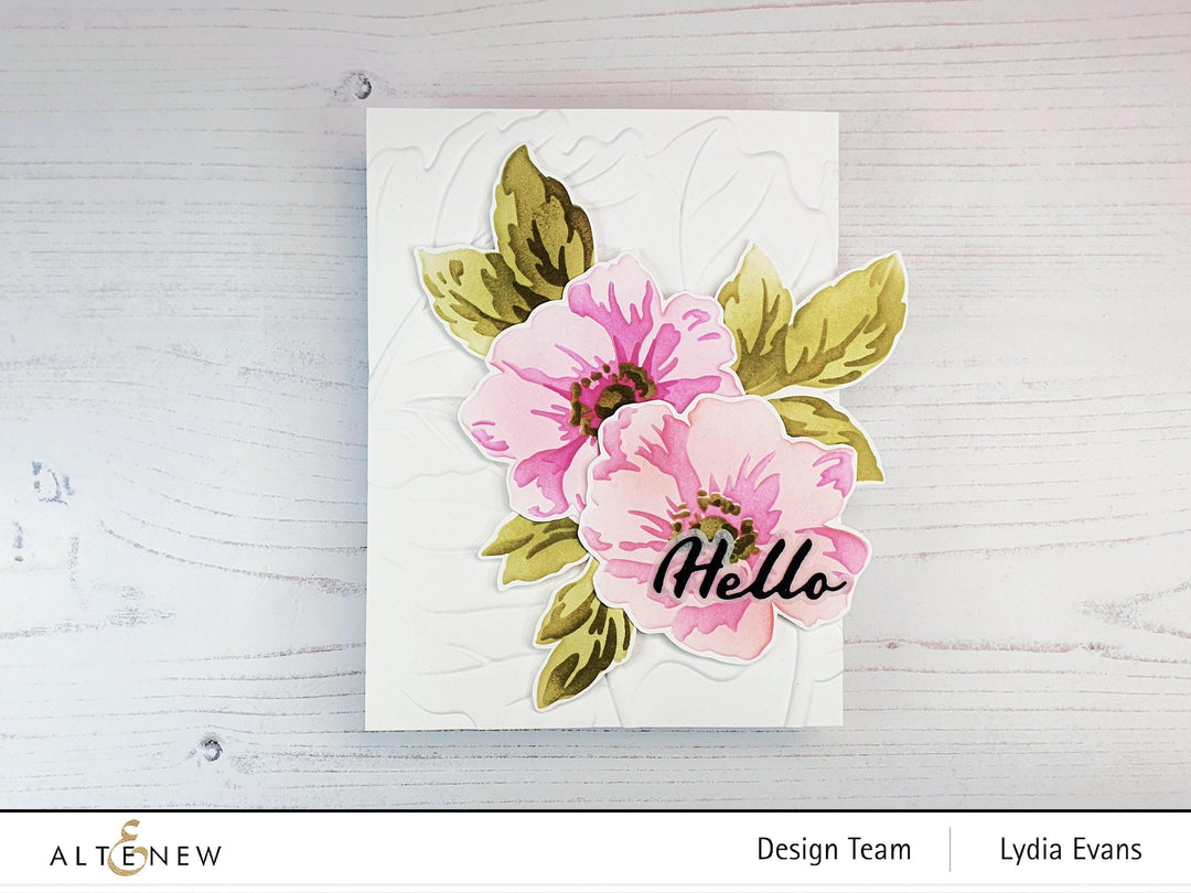 Part A-Glitz Art Craft Co.,LTD Embossing Folder Alocasia 3D Embossing Folder