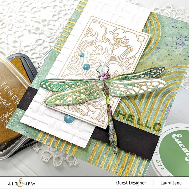 Part A-Glitz Art Craft Co.,LTD Embossing Folder Arches 3D Embossing Folder