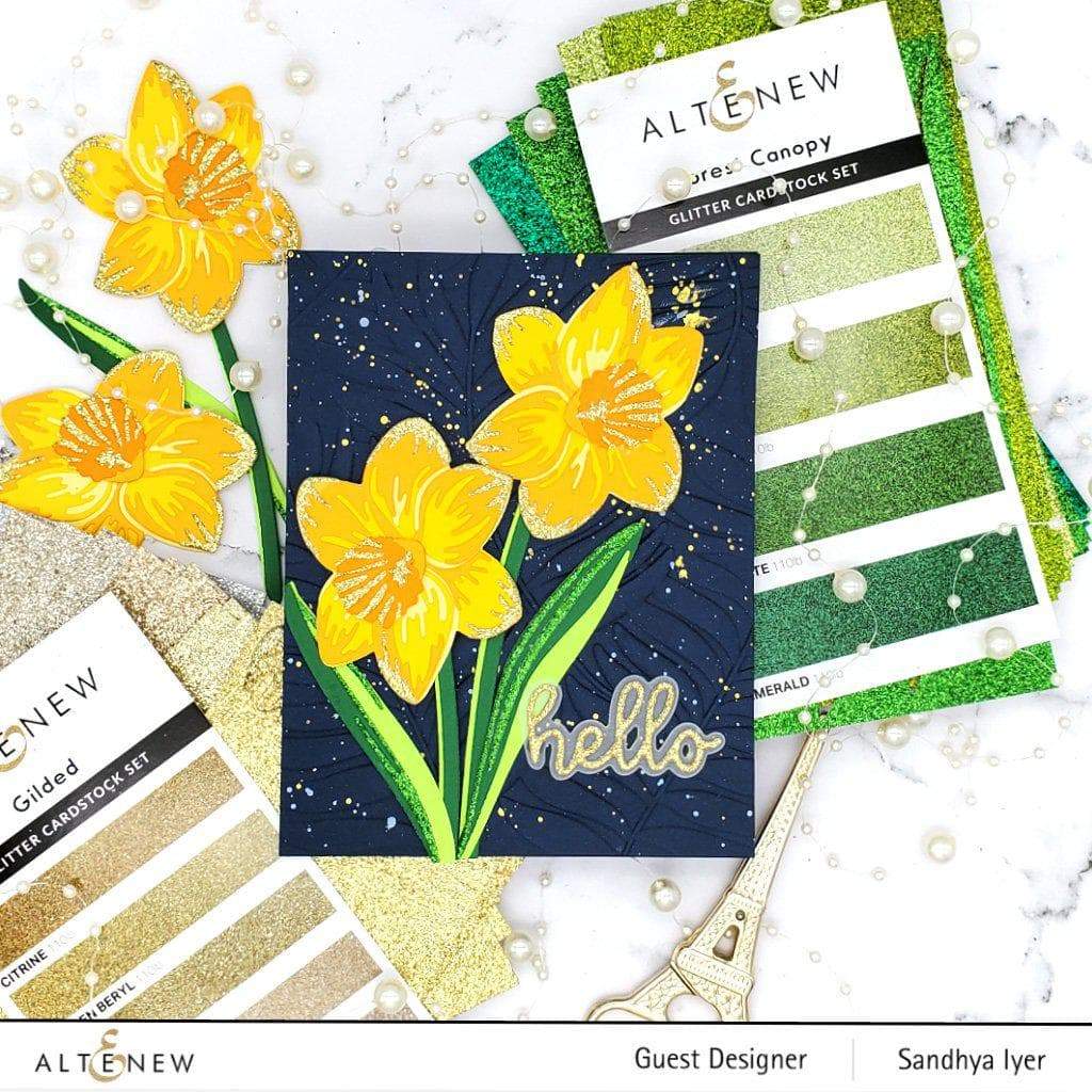 Part A-Glitz Art Craft Co.,LTD Embossing Folder Areca Palm 3D Embossing Folder