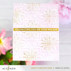 Blooming Doily Charm 3D Embossing Folder