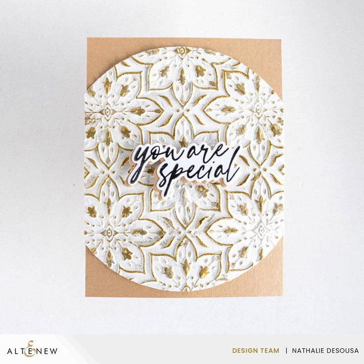 Blooming Doily Charm 3D Embossing Folder