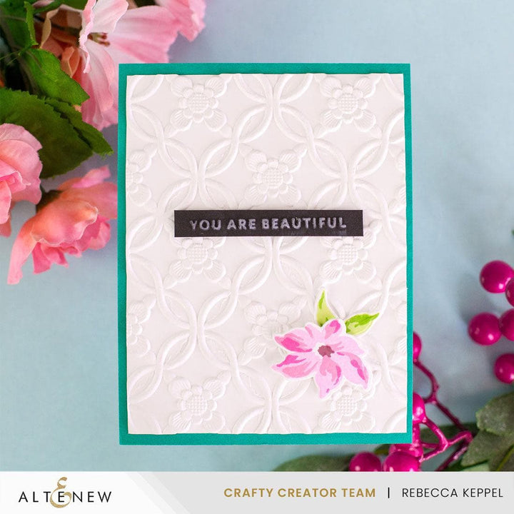 Botanical Rails 3D Embossing Folder