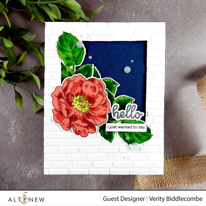 Part A-Glitz Art Craft Co.,LTD Embossing Folder Brick Wall 3D Embossing Folder