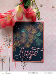 Part A-Glitz Art Craft Co.,LTD Embossing Folder Cherry Plum Blossom 3D Embossing Folder