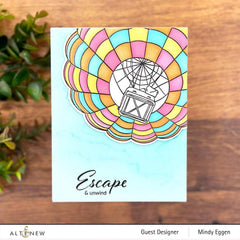 Part A-Glitz Art Craft Co.,LTD Embossing Folder Cloudy Day 3D Embossing Folder