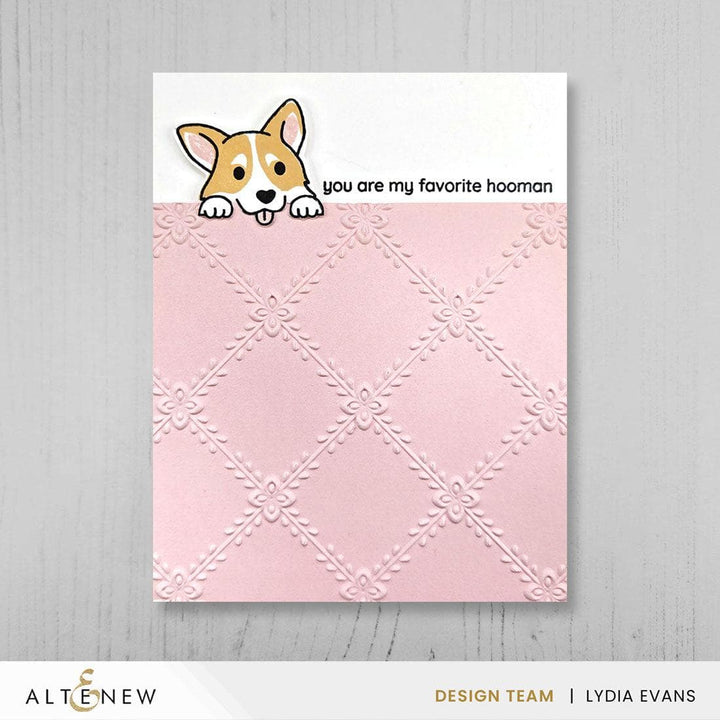 Crisscross Blooms 3D Embossing Folder