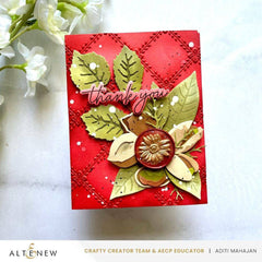 Crisscross Blooms 3D Embossing Folder