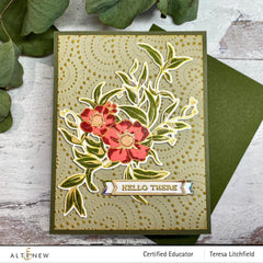 Part A-Glitz Art Craft Co.,LTD Embossing Folder Dotty Circles 3D Embossing Folder