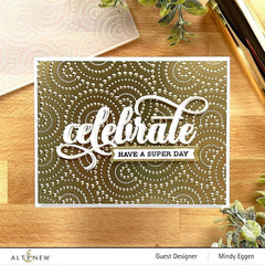 Part A-Glitz Art Craft Co.,LTD Embossing Folder Dotty Circles 3D Embossing Folder