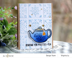 Part A-Glitz Art Craft Co.,LTD Embossing Folder Dreamy Tiles 3D Embossing Folder