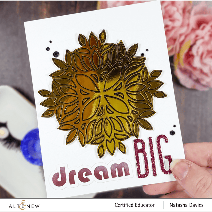 Part A-Glitz Art Craft Co.,LTD Embossing Folder Faceted Frame 3D Embossing Folder