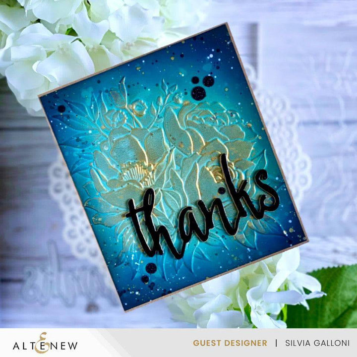 Farmhouse Florals 3D Embossing Folder