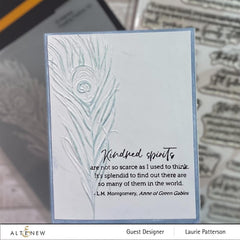 Part A-Glitz Art Craft Co.,LTD Embossing Folder Floating Feather 3D Embossing Folder