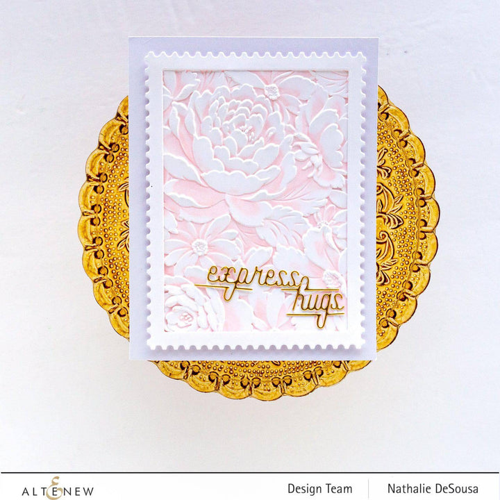 Part A-Glitz Art Craft Co.,LTD Embossing Folder Flower Bed 3D Embossing Folder