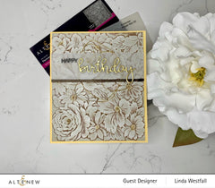 Part A-Glitz Art Craft Co.,LTD Embossing Folder Flower Bed 3D Embossing Folder