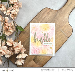 Part A-Glitz Art Craft Co.,LTD Embossing Folder Flower Bed 3D Embossing Folder