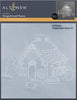 Part A-Glitz Art Craft Co.,LTD Embossing Folder Gingerbread House 3D Embossing Folder