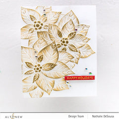 Part A-Glitz Art Craft Co.,LTD Embossing Folder Happy Holidays 3D Embossing Folder