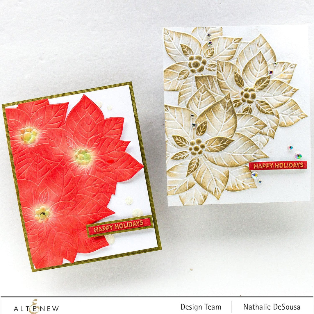 Part A-Glitz Art Craft Co.,LTD Embossing Folder Happy Holidays 3D Embossing Folder