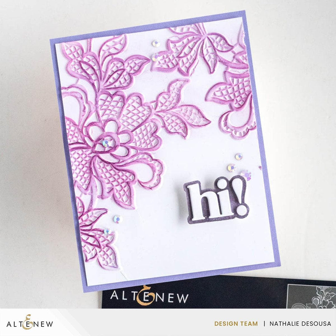 Lace 3D Embossing Folder