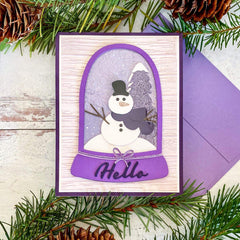 Part A-Glitz Art Craft Co.,LTD Embossing Folder Layered Snowflakes 3D Embossing Folder