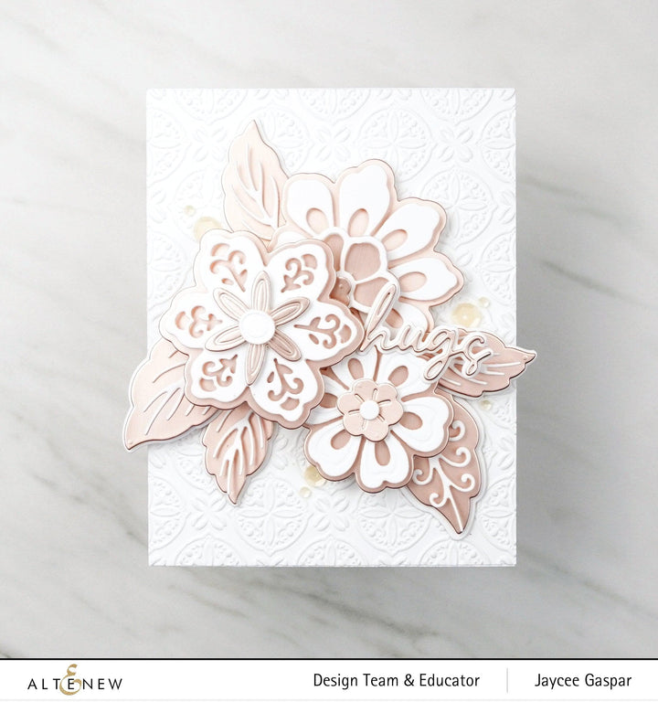 Part A-Glitz Art Craft Co.,LTD Embossing Folder Luxurious Motifs 3D Embossing Folder