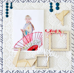 Part A-Glitz Art Craft Co.,LTD Embossing Folder Luxurious Motifs 3D Embossing Folder