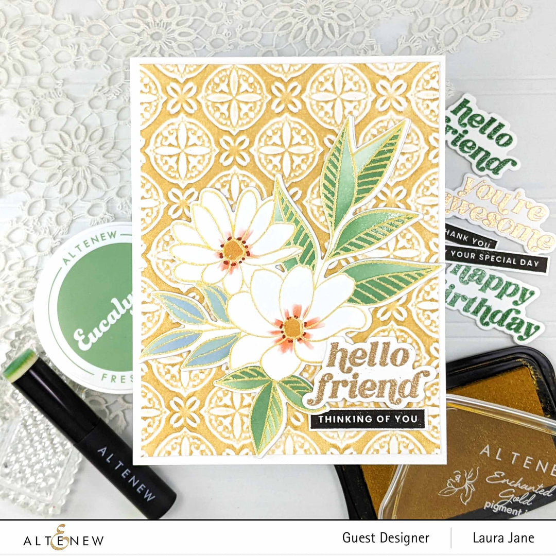 Part A-Glitz Art Craft Co.,LTD Embossing Folder Luxurious Motifs 3D Embossing Folder