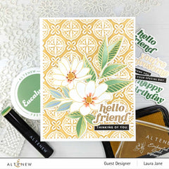 Part A-Glitz Art Craft Co.,LTD Embossing Folder Luxurious Motifs 3D Embossing Folder
