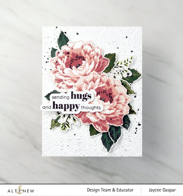 Part A-Glitz Art Craft Co.,LTD Embossing Folder Luxurious Motifs 3D Embossing Folder