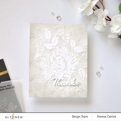 Part A-Glitz Art Craft Co.,LTD Embossing Folder Majestic Bloom 3D Embossing Folder
