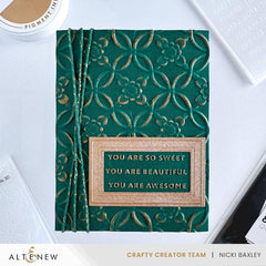Exceptional Embossed Sentimets - Altenew