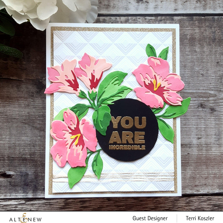 Part A-Glitz Art Craft Co.,LTD Embossing Folder Mod Squares 3D Embossing Folder
