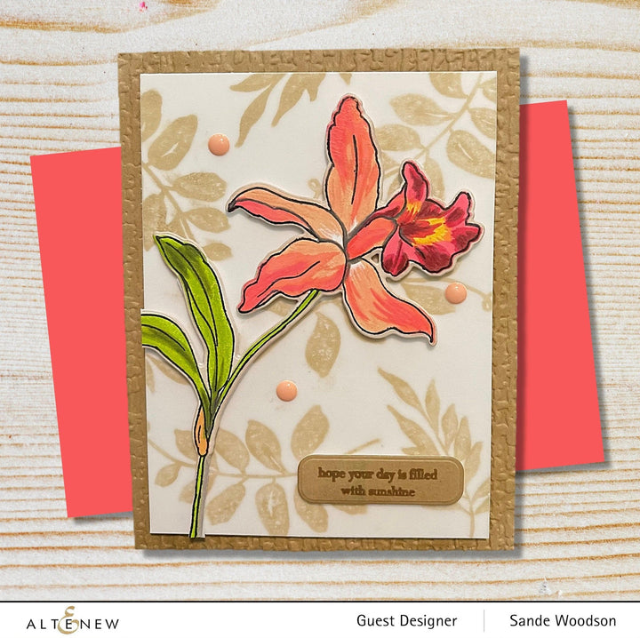 Part A-Glitz Art Craft Co.,LTD Embossing Folder Organic Linen 3D Embossing Folder