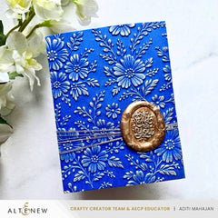 Piped Floral Lace 3D Embossing Folder