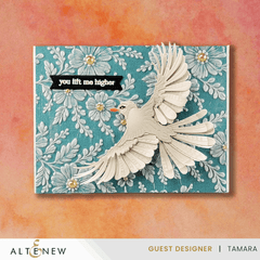 Piped Floral Lace 3D Embossing Folder