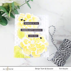 Part A-Glitz Art Craft Co.,LTD Embossing Folder Playful Circles 3D Embossing Folder
