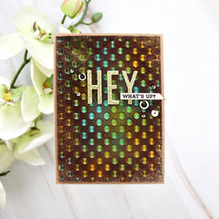 Part A-Glitz Art Craft Co.,LTD Embossing Folder Playful Circles 3D Embossing Folder