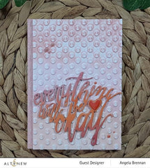 Part A-Glitz Art Craft Co.,LTD Embossing Folder Playful Circles 3D Embossing Folder