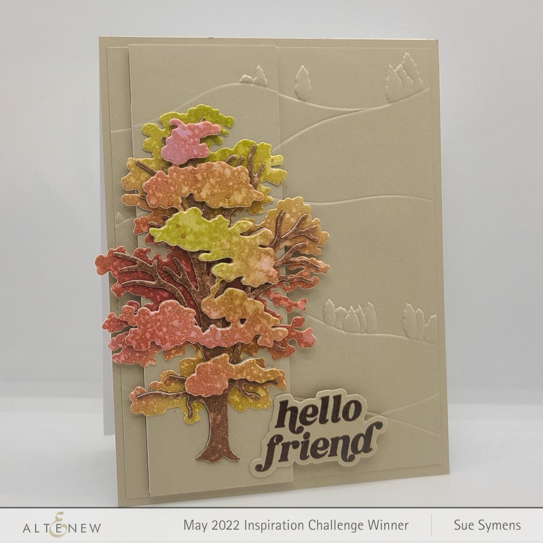 Part A-Glitz Art Craft Co.,LTD Embossing Folder Rolling Hills 3D Embossing Folder