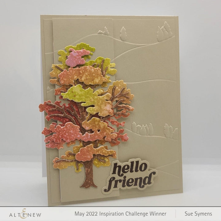 Part A-Glitz Art Craft Co.,LTD Embossing Folder Rolling Hills 3D Embossing Folder