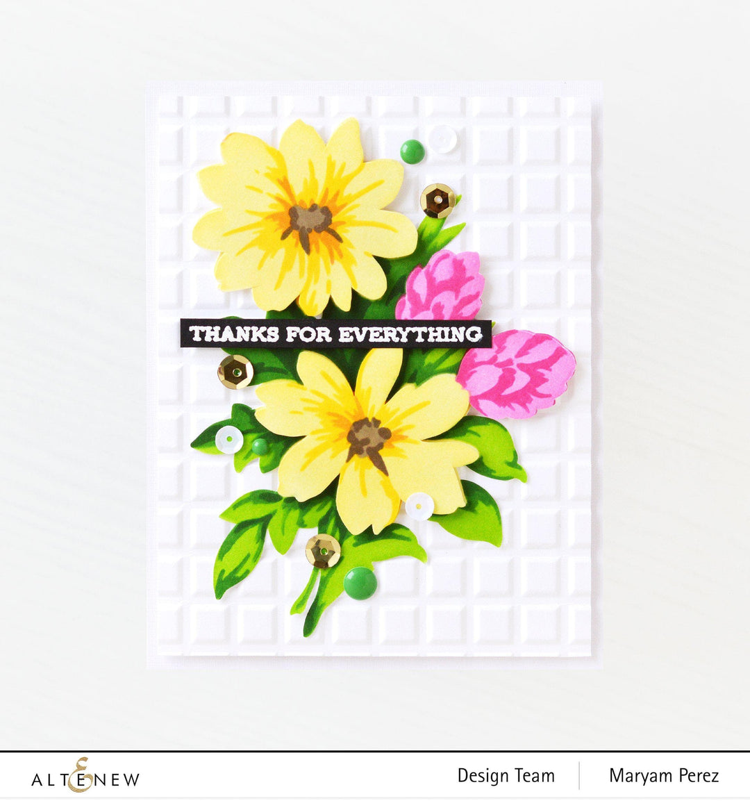 Part A-Glitz Art Craft Co.,LTD Embossing Folder Rows of Squares 3D Embossing Folder