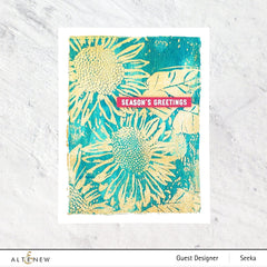 Part A-Glitz Art Craft Co.,LTD Embossing Folder Sunflower Bundle 3D Embossing Folder