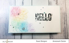 Part A-Glitz Art Craft Co.,LTD Embossing Folder Sunshine Blossoms 3D Embossing Folder