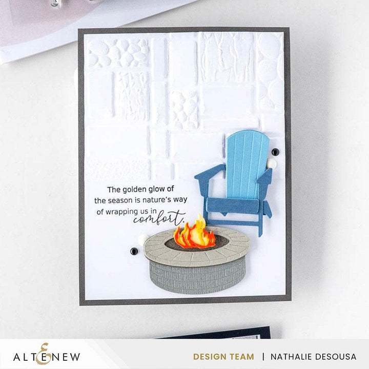 Textured Tiles 3D Embossing Folder