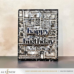 Textured Tiles 3D Embossing Folder